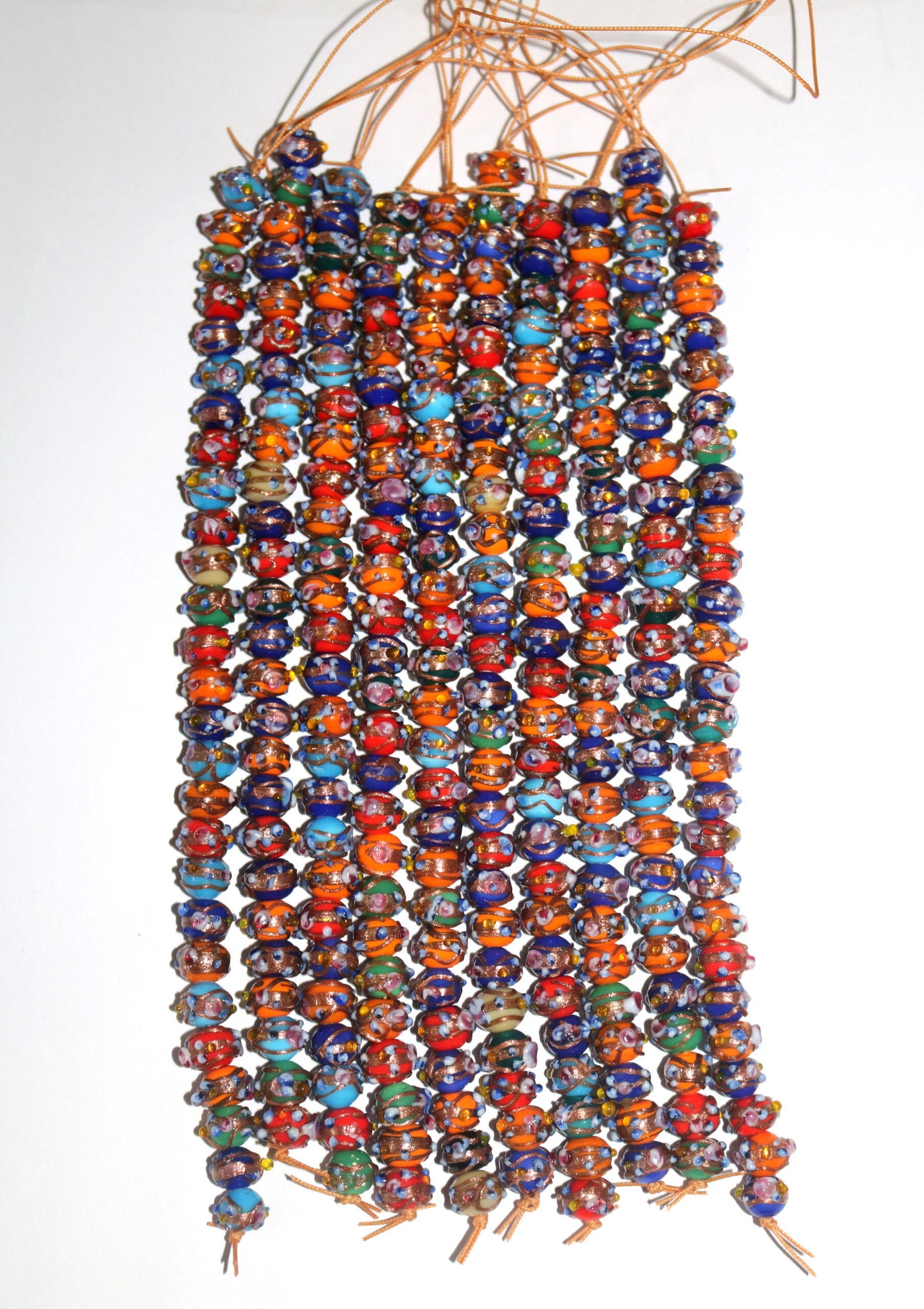 10 Strands 8mm Multi Color Wedding Cake Beads Solid Colors