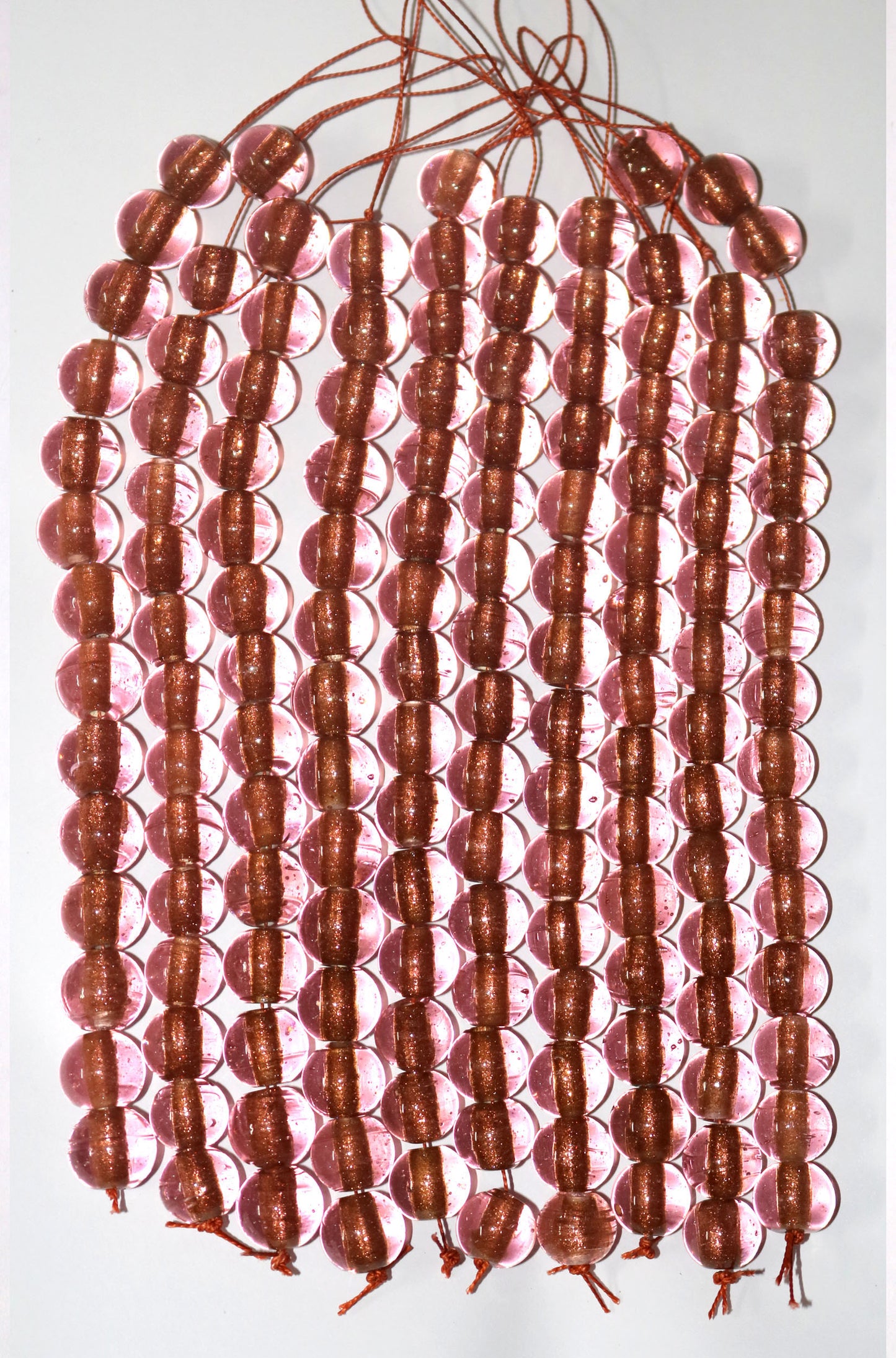 10 Strands 14mm Round Glass Beads