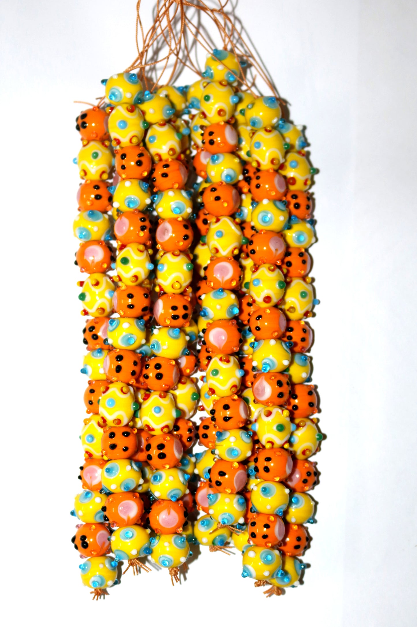 5 Strands Special Designed Lamp Work Beads