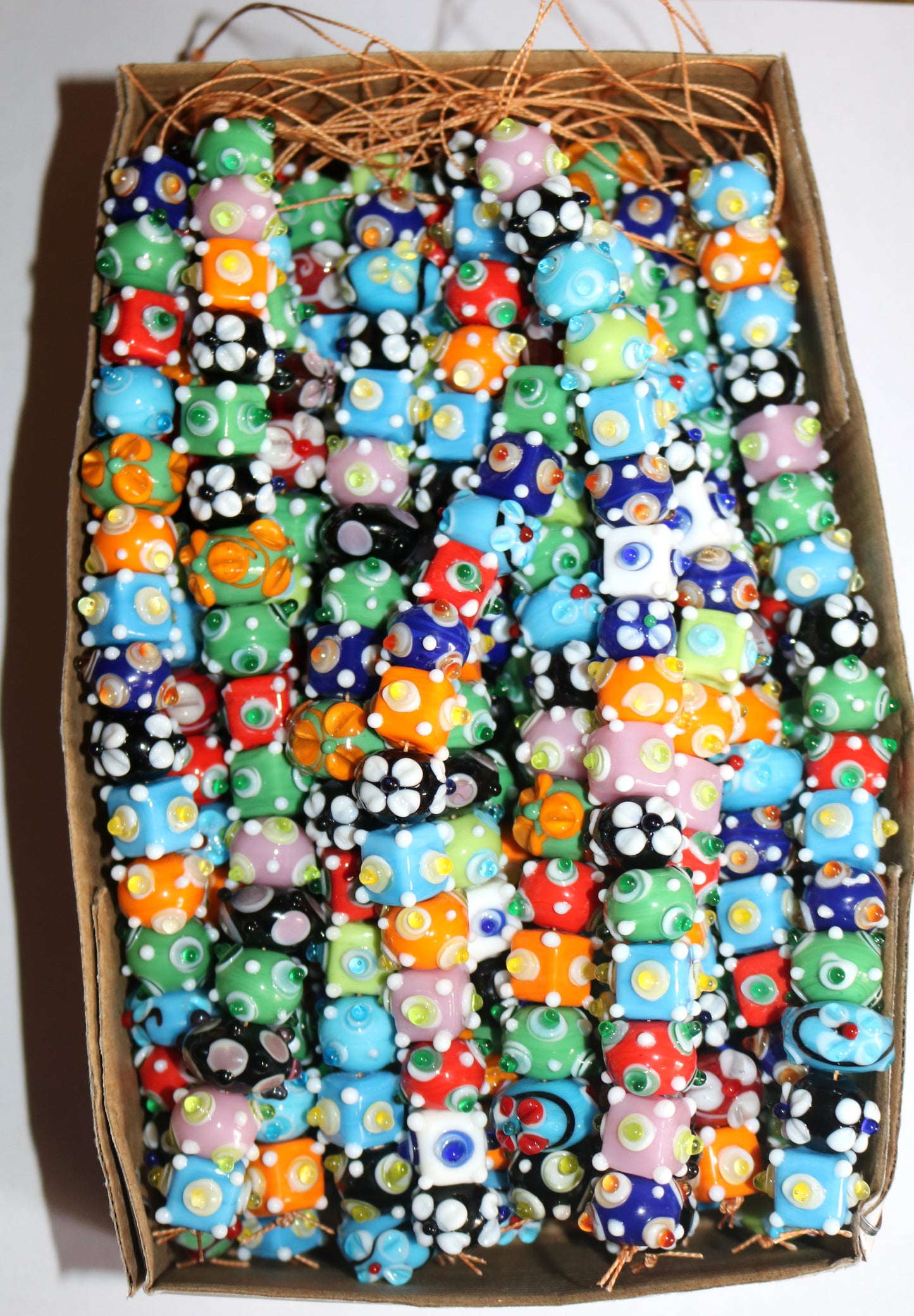 5 Strands Eye and Flower Beads
