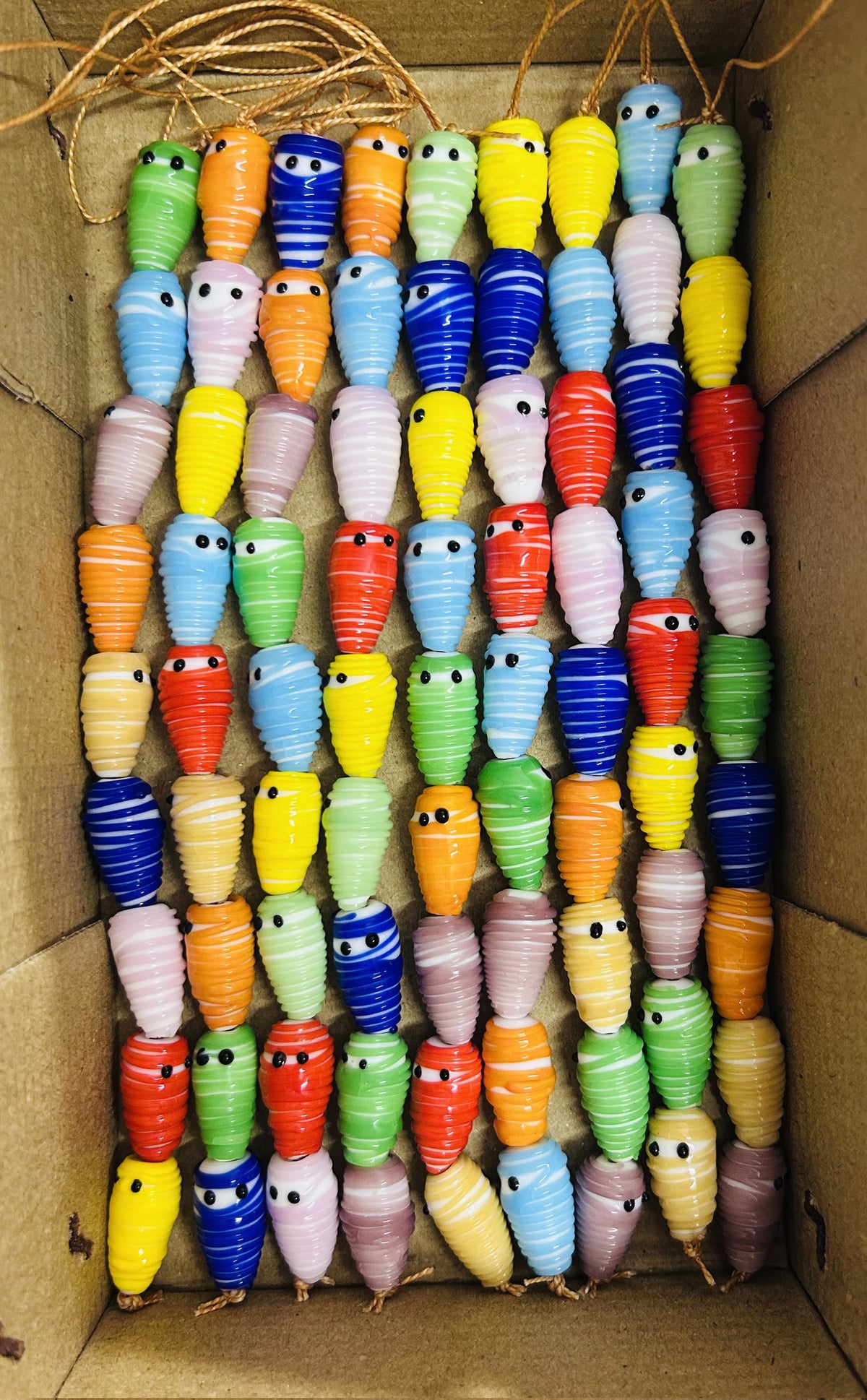 5 Strands 12x22mm Drop Beads Mix Color - STR-0851