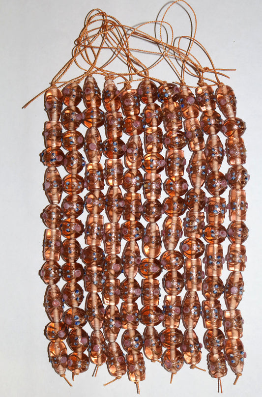 10 Strands Wedding Cake Beads Sand