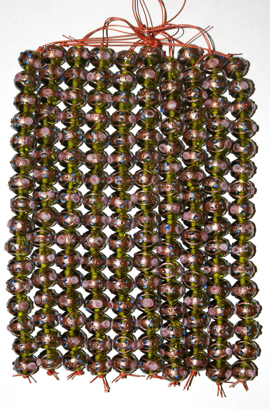 10 Strands 12mm Round Wedding Cake Beads