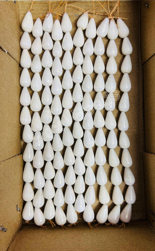 10 Strands Rainbow Finished Glass Beads (120 Beads) - STR-2555