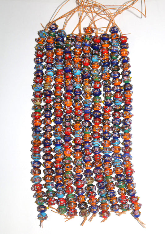 10 Strands 8mm Multi Color Wedding Cake Beads Solid Colors