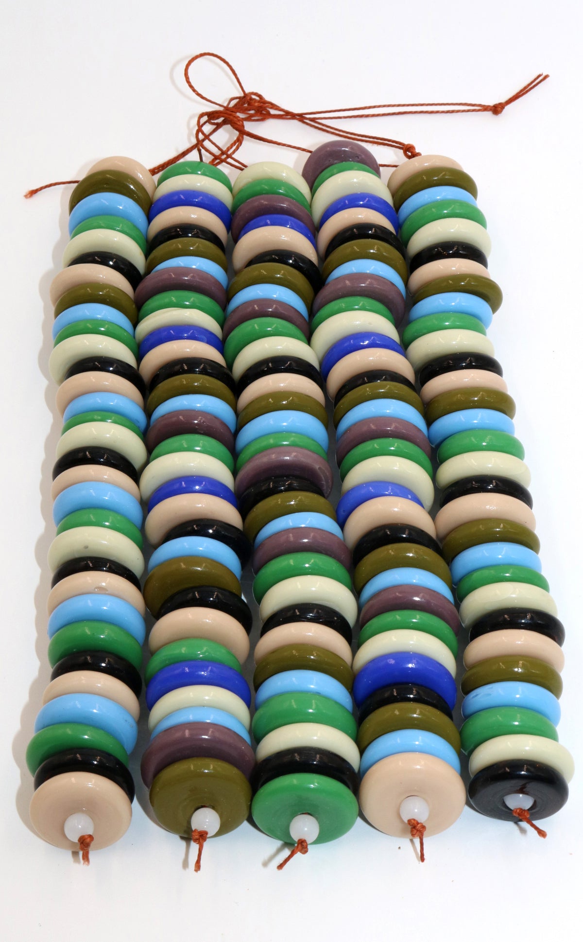 5 Strands 8x22m Circle Beads - STR-3105