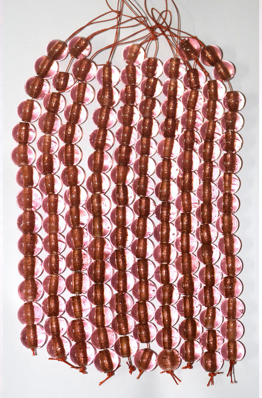 10 Strands 14mm Round Glass Beads