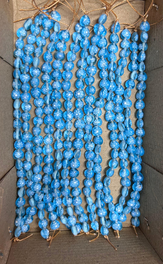 10 Strands 10mm Heart Shape Glass Beads (200+ Beads) - STR-0527