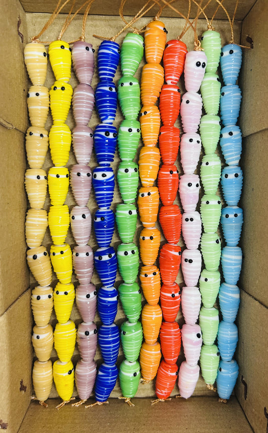 10 Strands 12x22mm Drop Beads Multi Colors - STR-0852
